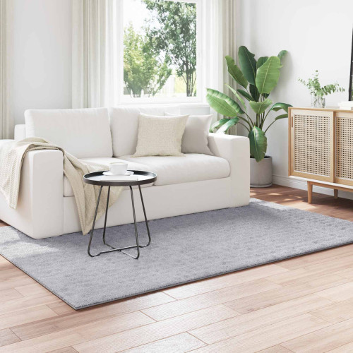 vidaXL Områdesmattor Rektangulär SIROLO Grå 170 x 120 cm Polyester