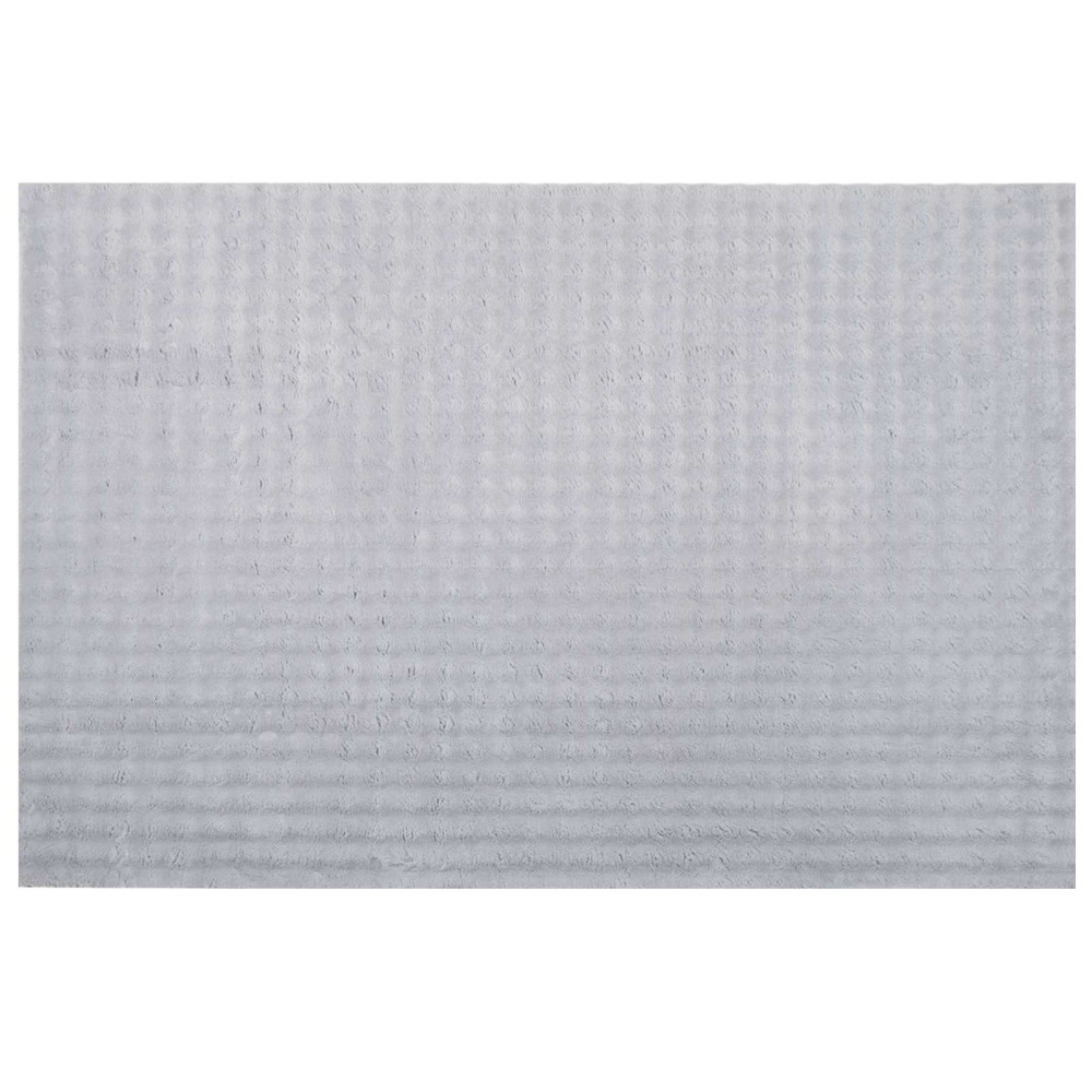 Produktbild för Områdesmattor Rektangulär SIROLO Grå 280 x 200 cm Polyester