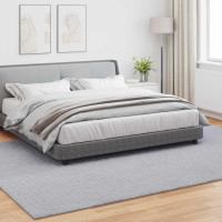 Produktbild för Områdesmattor Rektangulär SIROLO Grå 280 x 200 cm Polyester