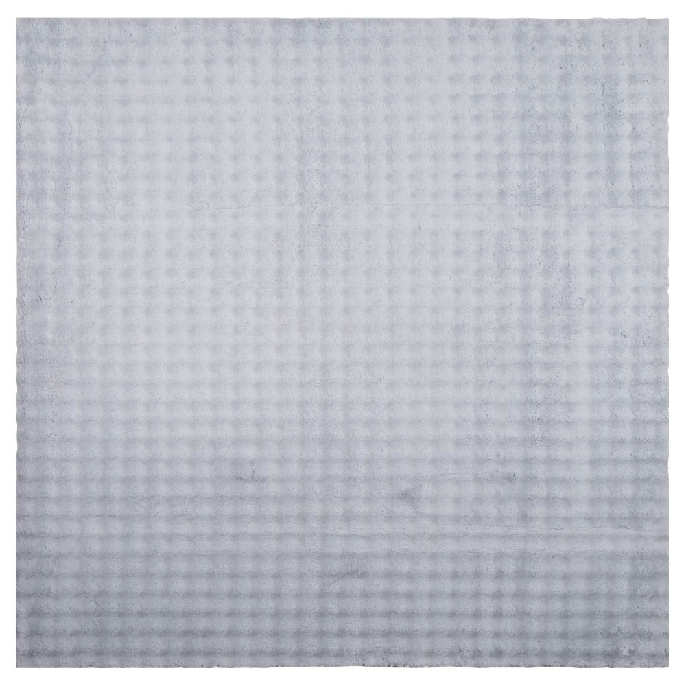 Produktbild för Områdesmattor Fyrkantig SIROLO Grå 120 x 120 cm Polyester