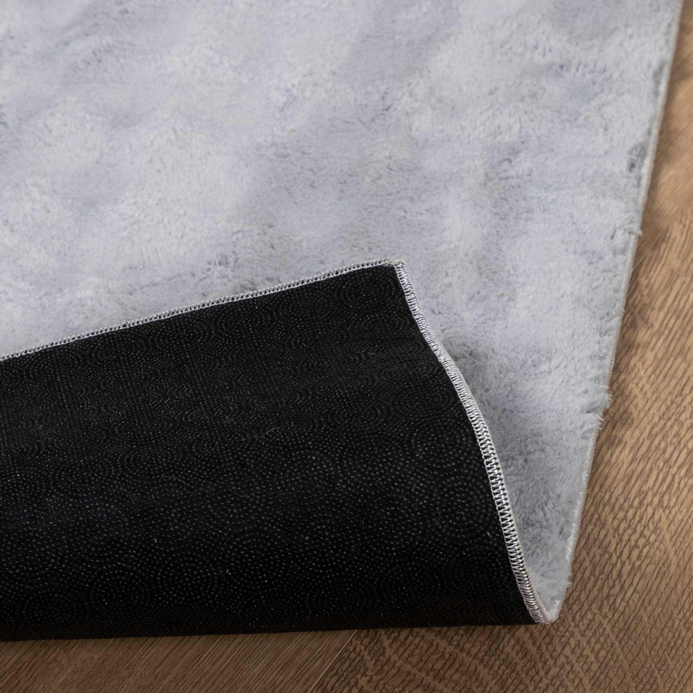 Produktbild för Områdesmattor Fyrkantig SIROLO Grå 240 x 240 cm Polyester