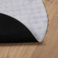 Produktbild för Områdesmattor Rund SIROLO Grå Ø 120 CM Polyester
