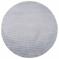 Produktbild för Områdesmattor Rund SIROLO Grå Ø 200 CM Polyester