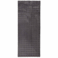 Produktbild för Områdesmattor Rektangulär SIROLO Antracit 200 x 80 cm Polyester