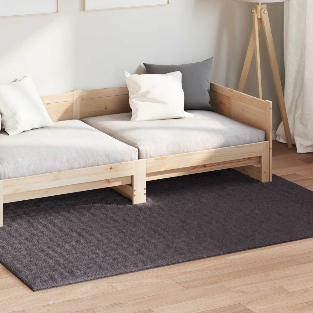 Produktbild för Områdesmattor Rektangulär SIROLO Antracit 170 x 120 cm