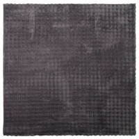 Produktbild för Områdesmattor Fyrkantig SIROLO Antracit 240 x 240 cm Polyester