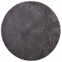 Produktbild för Områdesmattor Rund SIROLO Antracit Ø 200 CM Polyester