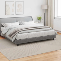 Produktbild för Områdesmattor Rektangulär GALATI Kräm 340 x 240 cm Polyester