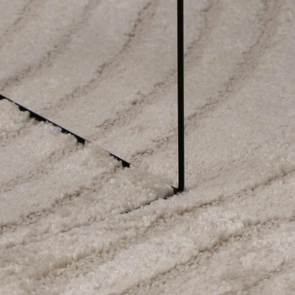 Produktbild för Områdesmattor Rektangulär GALATI Beige 230 x 160 cm Polyester