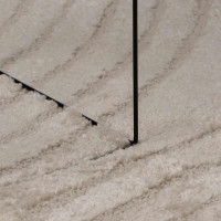 Produktbild för Områdesmattor Fyrkantig GALATI Beige 200 x 200 cm Polyester