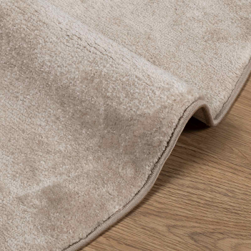 Produktbild för Områdesmattor Rund GALATI Beige Ø 160 CM Polyester
