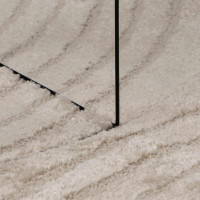 Produktbild för Områdesmattor Rund GALATI Beige Ø 160 CM Polyester