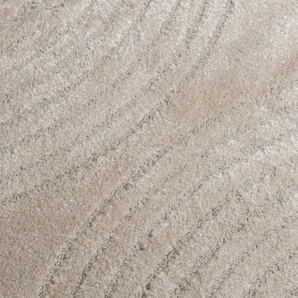 Produktbild för Områdesmattor Rund GALATI Beige Ø 160 CM Polyester