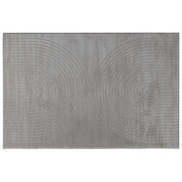 Produktbild för Områdesmattor Rektangulär GALATI Grå 340 x 240 cm Polyester