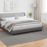 Produktbild för Områdesmattor Rektangulär GALATI Grå 340 x 240 cm Polyester