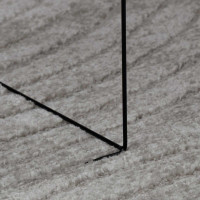 Produktbild för Områdesmattor Rektangulär GALATI Grå 340 x 240 cm Polyester