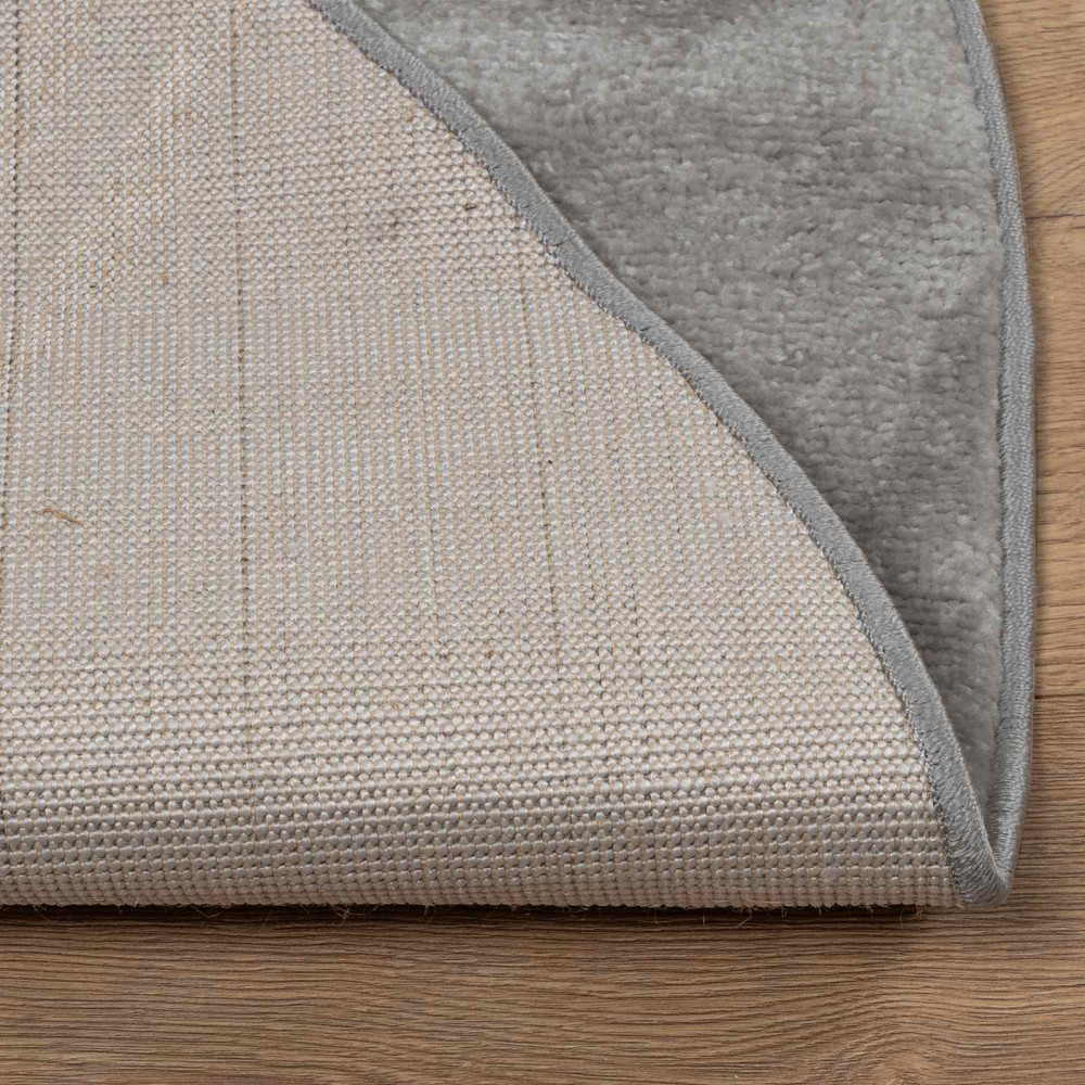 Produktbild för Områdesmattor Rund GALATI Grå Ø 160 CM Polyester