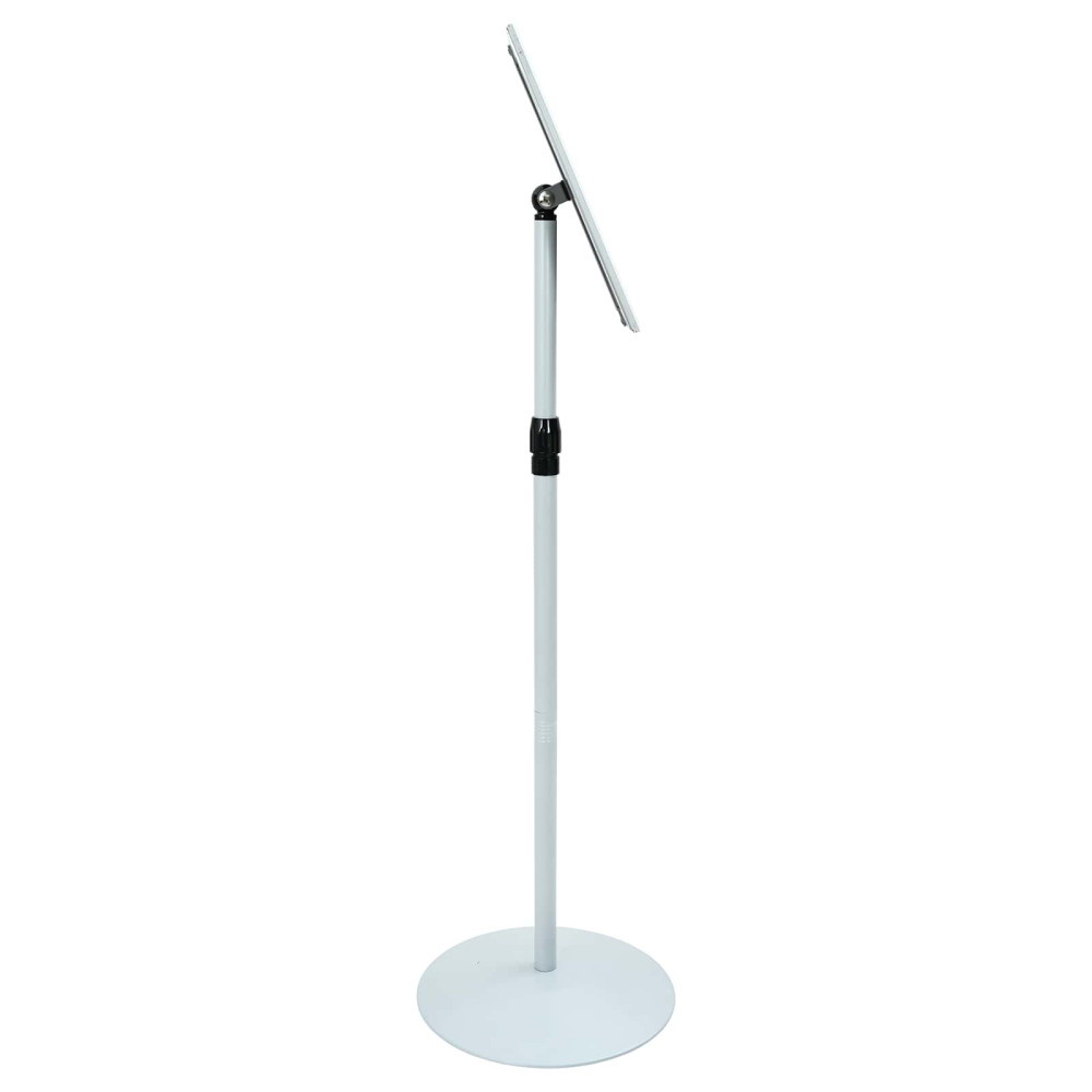 Produktbild för Pedestal affischställ Silver 33 x 33 x 123 cm PVC och stål