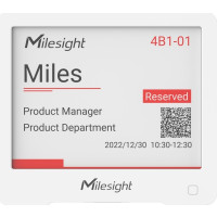 Produktbild för Milesight DS3604 - display module - IoT, E-ink - NFC, LoRaWAN - vit