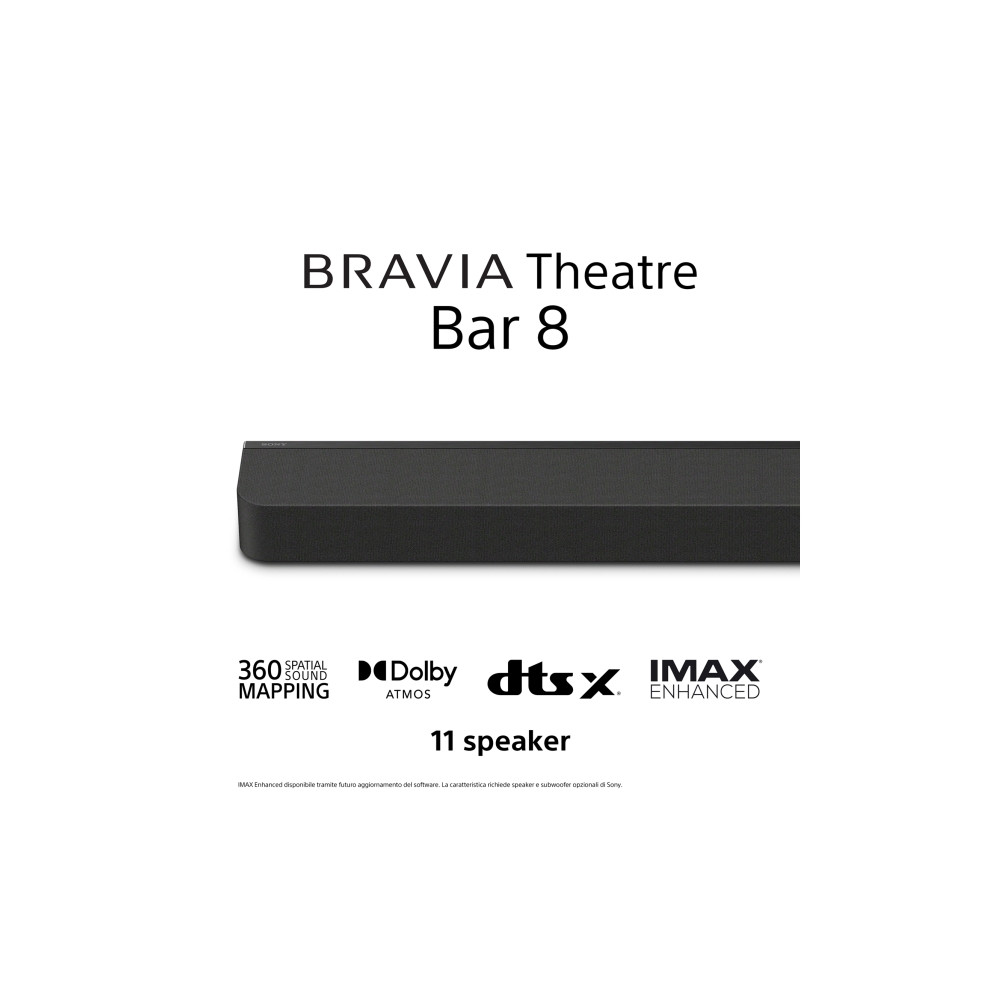 Produktbild för Sony BRAVIA Theater Bar 8 HT-A8000 - soundbar - för hemmabio - trådlös