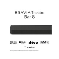 Produktbild för Sony BRAVIA Theater Bar 8 HT-A8000 - soundbar - för hemmabio - trådlös