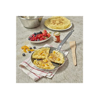 Produktbild för de Buyer 8185.30, Rund, Pannkaksjärn, Rostfritt stål, Gjuten...