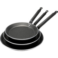 Produktbild för de Buyer 8185.30, Rund, Pannkaksjärn, Rostfritt stål, Gjuten...