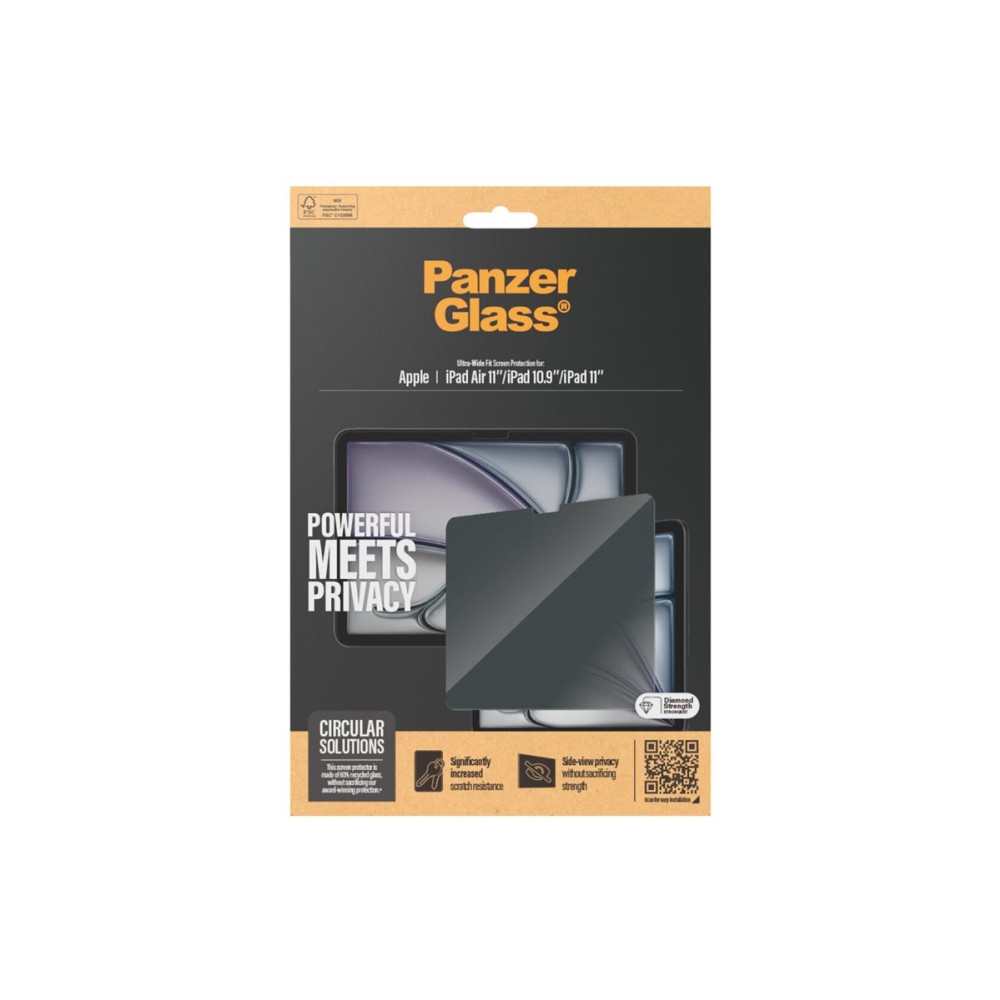 Produktbild för PanzerGlass - skärmskydd för surfplatta - ultrabred passning
