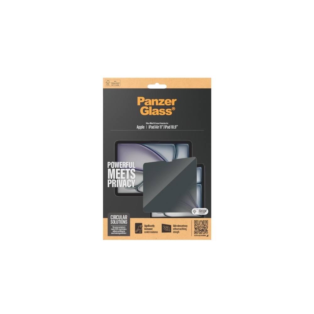 Produktbild för PanzerGlass - skärmskydd för surfplatta - ultrabred passning
