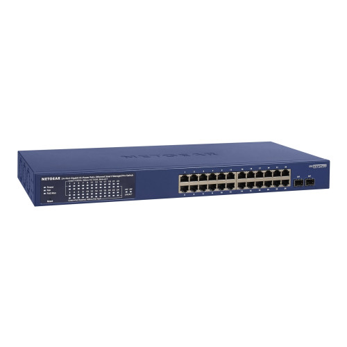 Netgear NETGEAR Smart GS724TPP - switch - 24 portar - smart - rackmonterbar