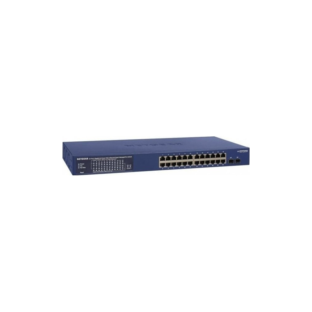 Produktbild för NETGEAR Smart GS724TPP - switch - 24 portar - smart - rackmonterbar