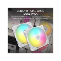 Produktbild för CORSAIR RS140 ARGB Dual Pack - lådfläkt