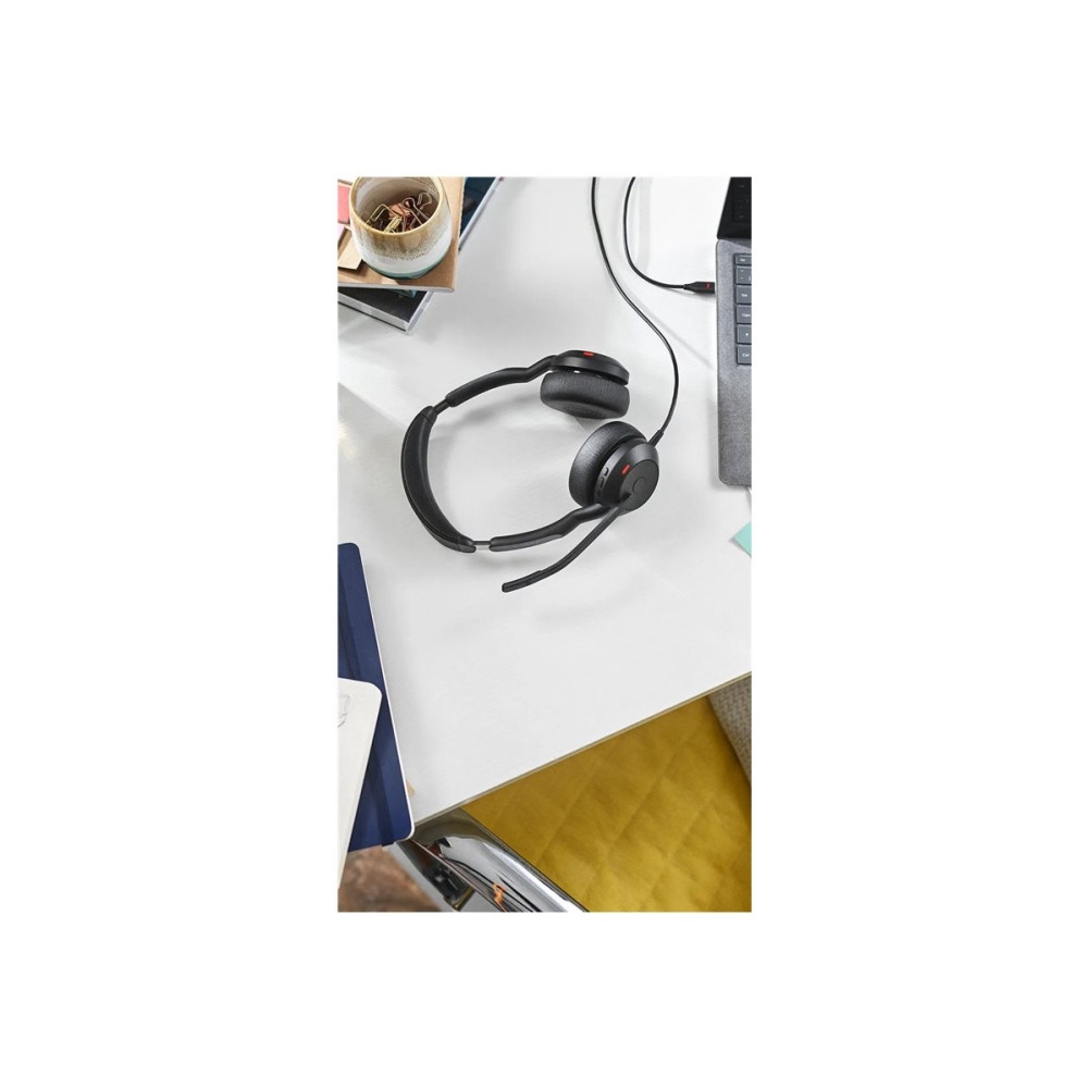 Produktbild för Jabra Evolve2 50 UC Stereo - headset - USB-C, USB-A
