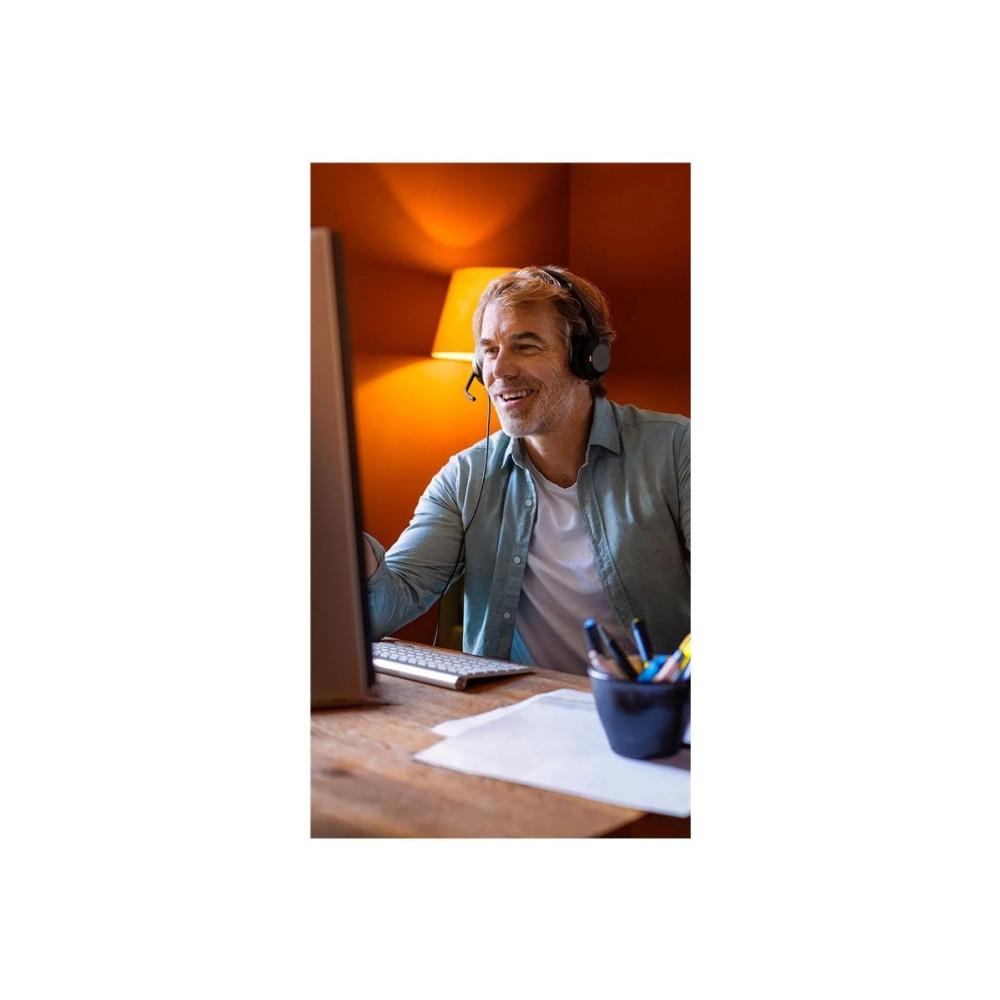Produktbild för Jabra Evolve2 50 UC Stereo - headset - USB-C, USB-A
