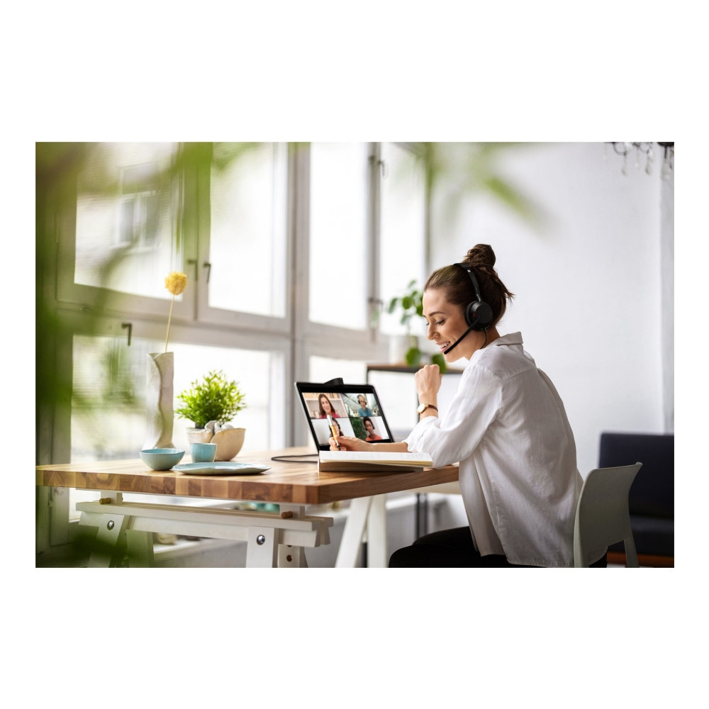 Produktbild för Jabra Evolve2 50 UC Stereo - headset - USB-C, USB-A