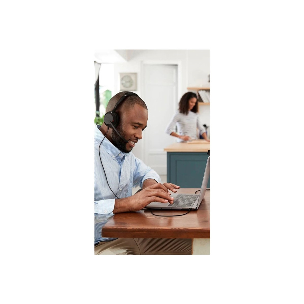 Produktbild för Jabra Evolve2 50 UC Stereo - headset - USB-C, USB-A