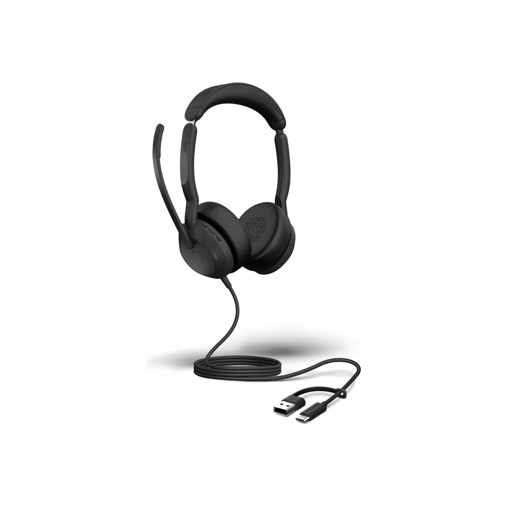 Produktbild för Jabra Evolve2 50 UC Stereo - headset - USB-C, USB-A