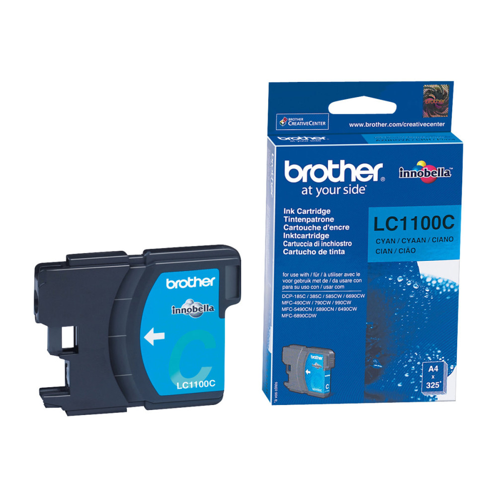 Produktbild för Brother LC1100C - cyan - original - bläckpatron