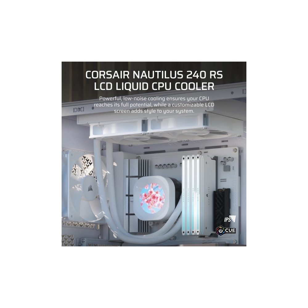 Produktbild för CORSAIR Nautilus 240 RS - kylsystem med vätska till processorn