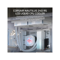 Produktbild för CORSAIR Nautilus 240 RS - kylsystem med vätska till processorn
