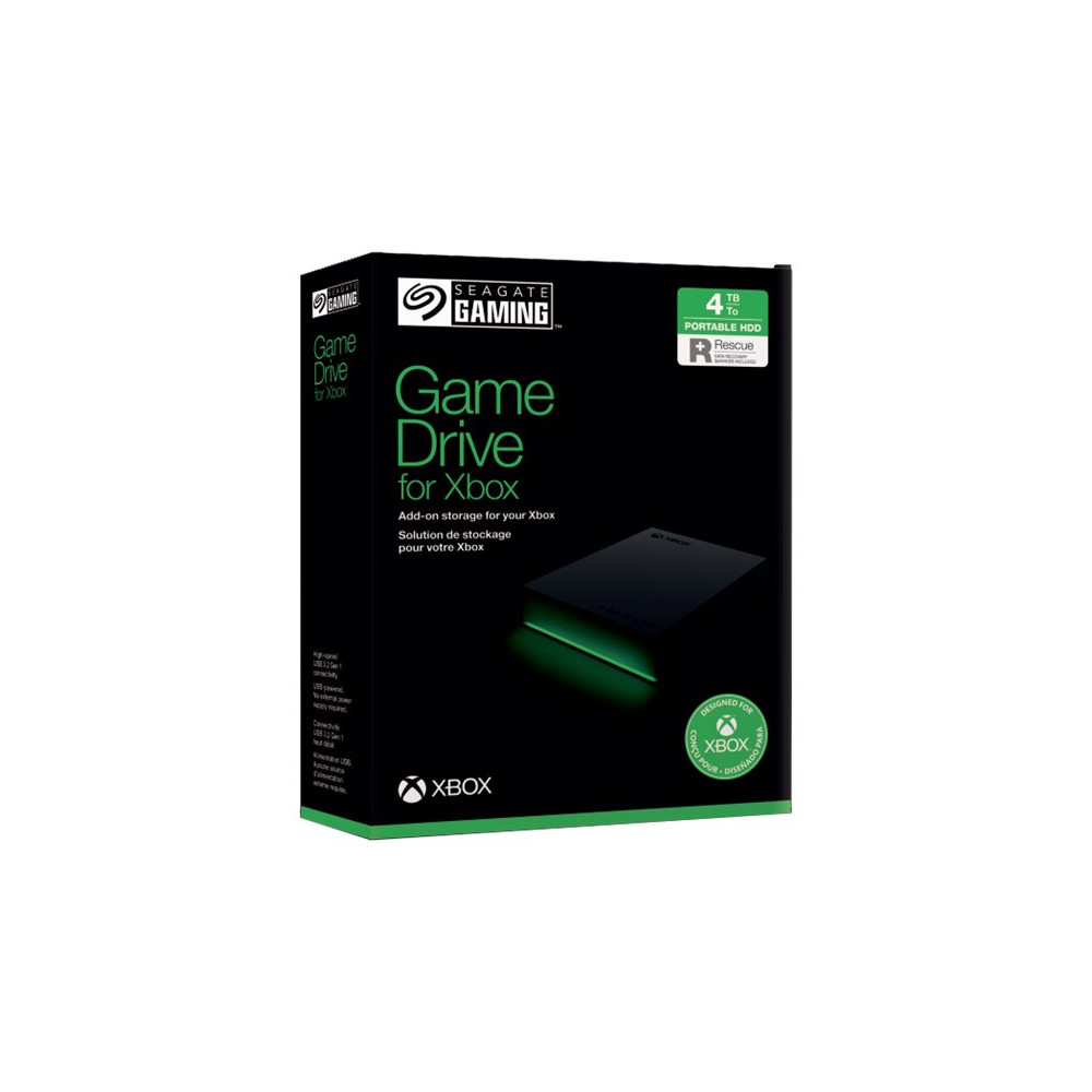 Produktbild för Seagate Game Drive for Xbox STKX4000402 - hårddisk - 4 TB - USB 3.2 Gen 1