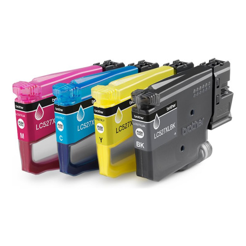 Brother Brother LC527XL Value Pack - 4-pack - Lång livslängd - svart, gul, cyan, magenta - original - bläckpatron
