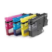 Produktbild för Brother LC527XL Value Pack - 4-pack - Lång livslängd - svart, gul, cyan, magenta - original - bläckpatron
