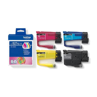 Produktbild för Brother LC527XL Value Pack - 4-pack - Lång livslängd - svart, gul, cyan, magenta - original - bläckpatron