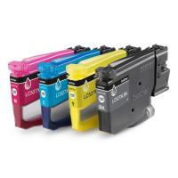 Produktbild för Brother LC527XL Value Pack - 4-pack - Lång livslängd - svart, gul, cyan, magenta - original - bläckpatron