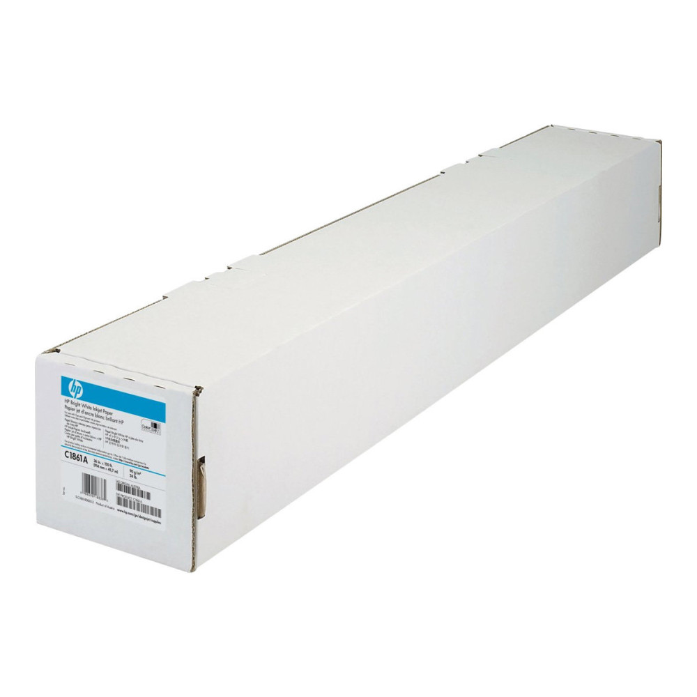 Produktbild för HP - bond paper - matt - 1 rulle (rullar) - Rulle (91,4 cm x 91,4 m) - 90 g/m²