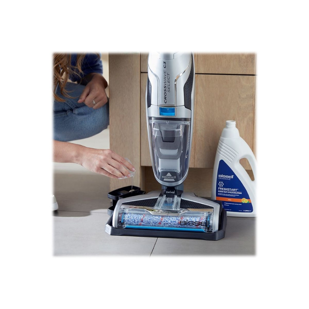 Produktbild för BISSELL CrossWave C3 Select 3551N - dammsugare - spak - black/blue/titanium