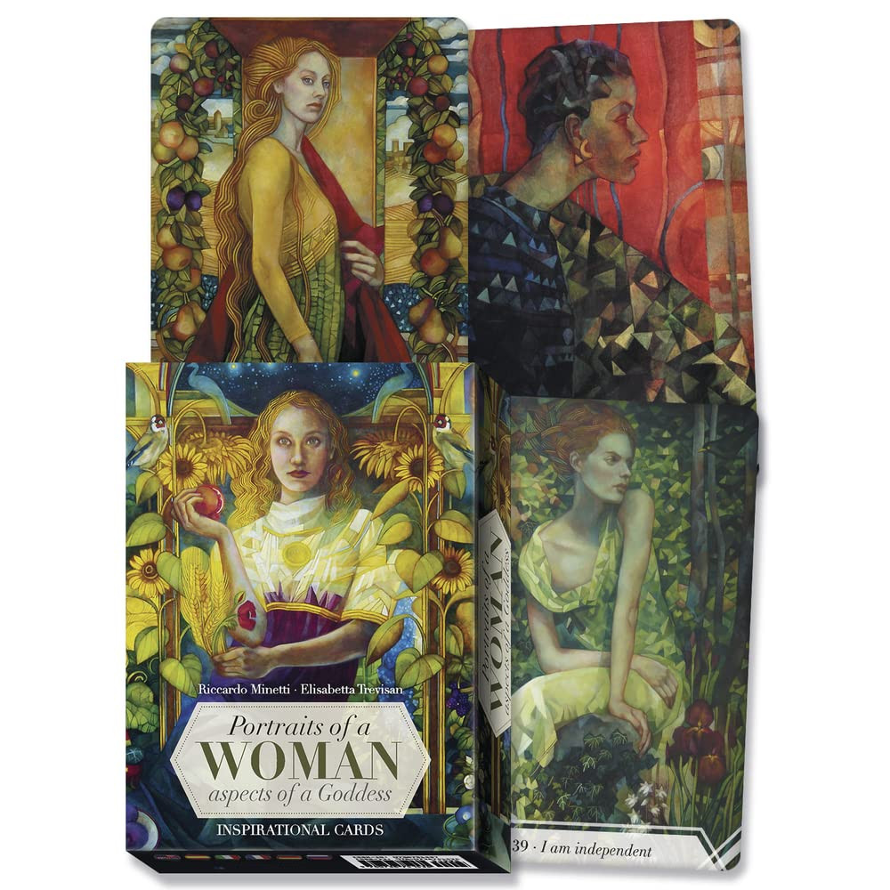 Produktbild för Portraits of a Woman, Aspects of a Goddess Inspirational Cards