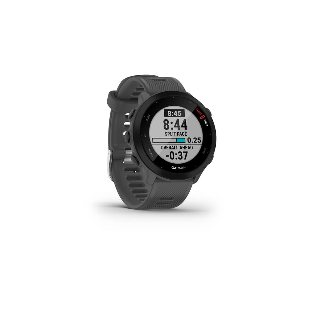 Produktbild för Garmin Forerunner 55 sportklocka med band - monterra gray