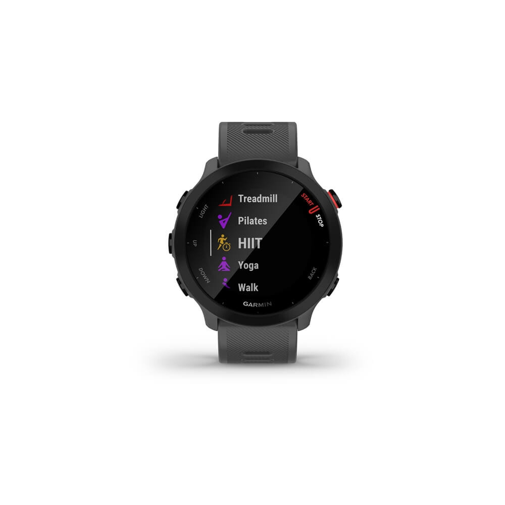 Produktbild för Garmin Forerunner 55 sportklocka med band - monterra gray